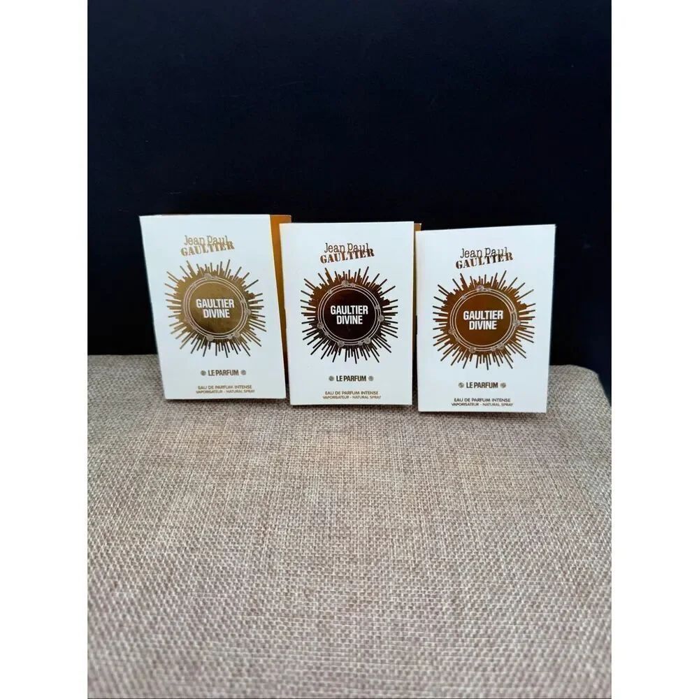 JEAN PAUL GAULTIER “GAULTIER DIVINE INTENSE” WOMENS LE PARFUM 3 SAMPLES NEW